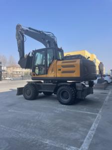 SPEDIZIONE GRATUITA Escavatore Idraulico su Ruote da 18 Tonnellate con Motore Cummins, Alta Efficienza, Certificazione EPA, Grande Scavatrice per Movimento Terra - Product Image 4