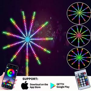 Tira de Luces LED RGB Inteligente con Control Remoto, Luces Decorativas de Interior con Efecto de Fuegos Artificiales - Product Image 6