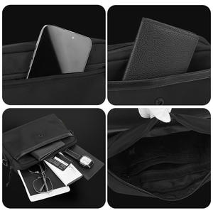 Sac bandoulière homme Wepower, petit, en nylon léger, style quotidien, noir, gris, bleu foncé, couleur unie, été 2025 - Product Image 2