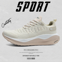 Chaussures de course marathon pour couples, nouvelle collection été 2025, transfrontalières, ajourées, respirantes, amortissantes, légères, colorées