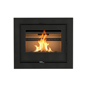 Estufa de Leña Empotrable R1101A de 11KW con Ventana de Visualización Grande, Chimenea de Leña para Interiores con Cenicero - Product Image 1
