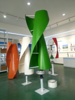 Éolienne verticale Maglev 2000W 24V 48V 96V 220V, générateur éolien à 2 pales pour usage domestique