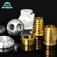 Chine Shenzhen personnalisé mécanique électrique lampe lumière partie fabricant métal précision laiton cuivre CNC tournant pièce de fraisage