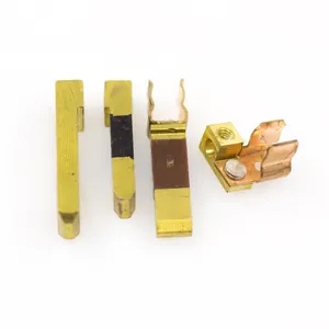 Perno piatto UK 13A in ottone, perno conduttivo BS 1363 british fuse plug