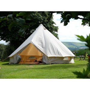 <span class=keywords><strong>Tente</strong></span> portable de Camping en toile de coton, poêle pour chauffage et cuisson, peut servir de cloche, s'utiliser en plein air - Product Image 4