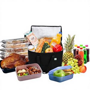 กระเป๋าเก็บความเย็นแบบพกพา ขนาด 20 ลิตร  วัสดุโพลีเอสเตอร์ กันน้ำ เป็นมิตรกับสิ่งแวดล้อม  รับผลิตตามแบบ (OEM)  สำหรับใส่อาหารกลางวัน  ทนทาน  ทันสมัย  พร้อมซิป - Product Image 1