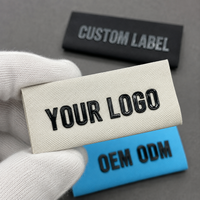Fabricant d'étiquettes en silicone avec logo, impression 3D en relief, patch en tissu, accessoire de streetwear, étiquette pour vêtements
