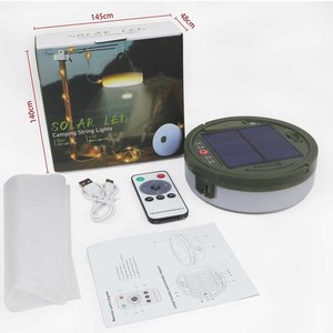 Outdoor Camping <b>Lights</b> Usb Rechargeable Solar Powered <b>String</b> Led <b>Light</b> Solar Charging Bulb Emergency Bulb fairy <b>Lights</b> for Tents - Product Image 1