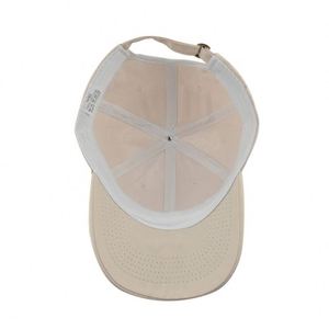 Casquette de baseball réglable 6 panneaux en coton pur doux pour l'extérieur Halo BBC26009 Printemps/Été avec logo personnalisé sur le panneau avant et boucle métallique - Product Image 5