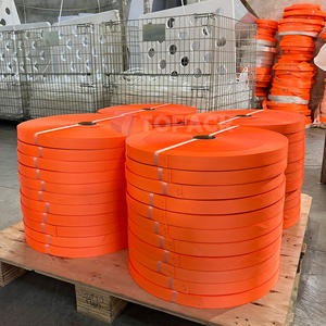Cinghia di Fissaggio in Poliestere con Logo Personalizzato, Rotolo da 25 38 50mm, Cinghia Resistente per Imballaggio Pallet e Fissaggio Container - Product Image 4