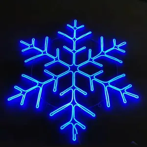 Luzes de led para decoração natalina, flocos de neve, para iluminação do natal, para áreas externas, à prova d' água