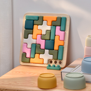 Đồ chơi giáo dục trẻ em giá xuất xưởng, đồ chơi xếp hình silicon, trò chơi mầm non, đồ chơi Montessori - Product Image 6