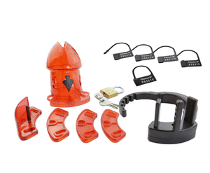 Dispositivo de Castidad para hombres adultos, jaula de acero inoxidable, silicona, casto, cerradura de pene, juguetes alternativa - Product Image 3