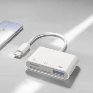 ฮับแปลงพอร์ต 3-in-1 แบบ Type-C/Micro USB เป็น USB-A OTG พร้อมช่องอ่านการ์ด TF/SD สำหรับแล็ปท็อป - Product Image 2