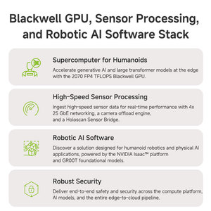 NVIDIA T5000 jetson Thor mô-đun 900-13834-0080-000 ban đầu Blackwell 2070t 128GB M.2 Key M hình người Robot - Product Image 2