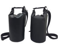 Paquete de Lona de PVC para exteriores, bolsa seca impermeable con correa para el hombro, 10L
