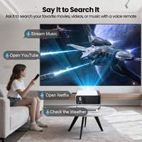 Proyector XNANO 4K Ultra HD GT350 PRO Android 14, Proyector Inteligente para Películas, 1080P, para Juegos, Exteriores y Hogar, con Control por Voz