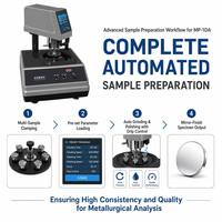 Polisseuse métallurgique de précision à disque unique pour le ponçage simultané de 6 échantillons avec contrôle PLC