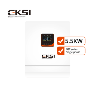Onduleur solaire <span class=keywords><strong>hybride</strong></span> réseau marche/arrêt <span class=keywords><strong>rechargeable</strong></span> 5,5 kva 5,5 kw Mptt onduleur de système solaire - Product Image 2