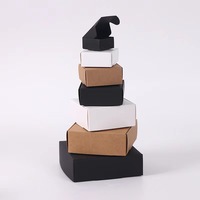 Boîte à savon artisanale prête à être expédiée avec fenêtre transparente, boîte en papier avec fenêtre, vente en gros
