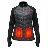 Veste chauffante pour femme Milwaukee USB, longue, pour moto, coupe-vent, électrique, rembourrée, pour la neige, pour homme