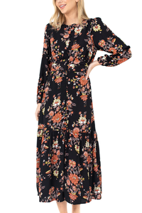 Rench entro tro ETRO int RINT RESS Ress y prutumn EW OUND Eck cuello ingle breasted ONG leeve RESS asasual - Product Image 3