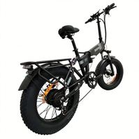 Nouveau style de vélo électrique de montagne à suspension intégrale 20 pouces gros vélo bon marché avec batterie au lithium 48V