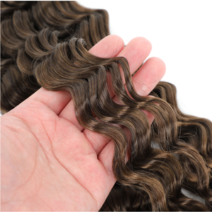 <span class=keywords><strong>Extension</strong></span> per Capelli Sintetici in Fibra Resistente alle Alte Temperature da 24 Pollici, Treccia <span class=keywords><strong>Afro</strong></span>, Onde Profonde, Onde Morbide, Alta Qualità - Product Image 4