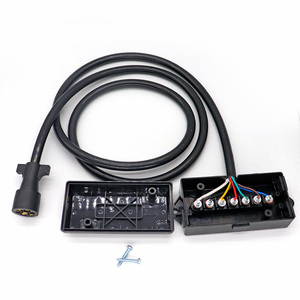 ชุดสายไฟสำหรับรถบรรทุก12V RV ปลั๊กพ่วง7ขาพร้อมกล่องแยก - Product Image 6