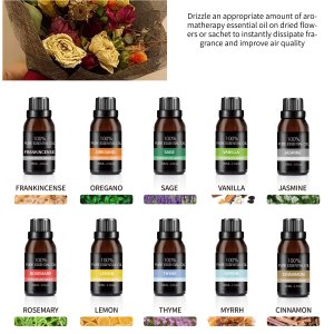 Atacado 30mL <span class=keywords><strong>Organic</strong></span> 100% Pure Natural Óleo Essencial para Massagem Corporal & Aromaterapia Difusor