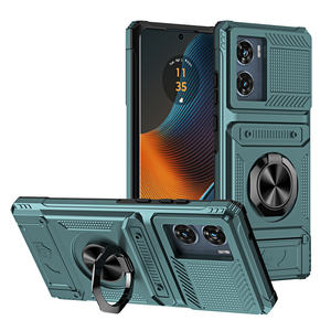 Funda de teléfono TPU + PC para Motorola Edge 5G 2024/50 Fusion/50 Ultra/50 <span class=keywords><strong>Pro</strong></span>, soporte de anillo giratorio de Metal magnético, ranura para tarjeta, funda móvil - Product Image 6