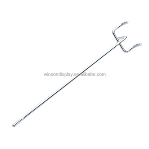 Customized size Retail Store Metal Steel Slatwall Security Hanging <b>Display</b> Pegboard <b>Hooks</b> - Product Image 6