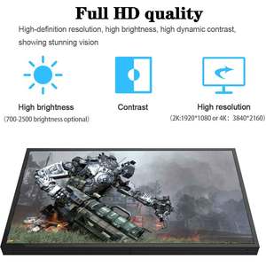 Pantallas de menú digitales 4K para interiores para tiendas minoristas, hospitales, hoteles, pantallas LCD de alta luminosidad para interiores de tiendas - Product Image 6