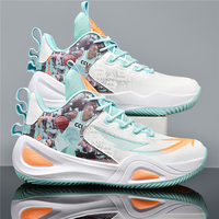 Chaussures de basket-ball à tige haute multicolores, baskets pour hommes, nouveau style, confortables, chaussures de sport pour hommes, originales, 35-45