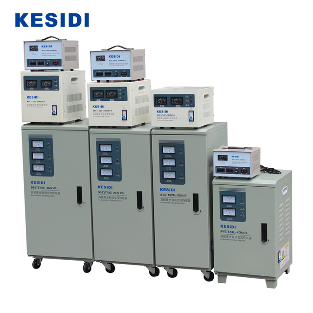SVC/TND Series High Efficiency Fully Automatic Single Phase AC Voltage Regulator Stabilizer 160-250V Input 3% Accuracy High