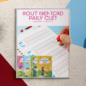 4 Cuadernos Mágicos Árabes Sank para Practicar la Escritura, Cuadernos Educativos para Niños, Papel para Escribir, 13*19CM - Product Image 3