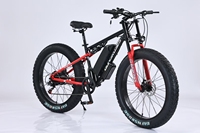 Chine usine 26 gros pneu vélo électrique 48v 350w moteur neige vélo électrique gros vélo à vendre Canada russie royaume-uni