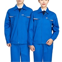 Venta al por mayor de trajes de trabajo industriales unisex ropa de trabajo uniforme de Ingeniero Mecánico chaqueta de trabajo de lona uniformes de trabajo