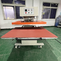 Presse thermique pneumatique 80x100 / 100x120 feuille de sublimation grand format à dégagement automatique avec tiroir coulissant
