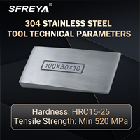 Cales et cales coniques en acier inoxydable 304 SFREYA pour nivellement de machines