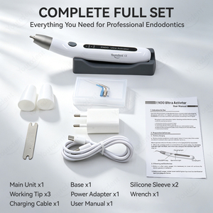 Activador Dental Eléctrico Inalámbrico con Irrigador Endo y 3 Puntas Metálicas, Equipo de Limpieza LED para Endodoncia y Conductos Radiculares - Product Image 6
