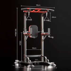 Barres parallèles multifonctionnelles réglables en acier YX pour entraînement à domicile – Idéales pour la famille et la gym à domicile - Product Image 1
