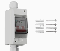 Boîtier de Combinaison PV Étanche IP65 avec Interrupteur Isolateur CC 500V 600V pour Système Solaire
