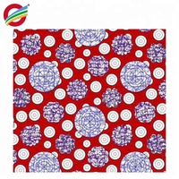 Tissu Africain Wax à Prix Compétitif, Style Tendance, 100% Polyester Imprimé, Motif Personnalisé pour Vêtements