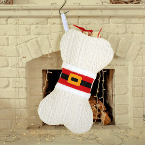 Hot Sell 2027 Knitted Bone Shape <b>Christmas</b> <b>Stocking</b> <b>for</b> <b>Dogs</b> Pets - Product Image 4