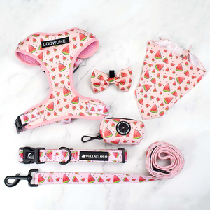 Arnés para perros grandes, chaleco Oxford reflectante para mascotas, arnés para perros acolchado de malla suave sin tirones, conjunto de bozal para perros con estampado personalizado de nailon S.M.L.XL - Product Image 4