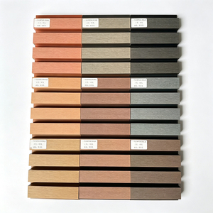 Revêtement extérieur WPC sans <span class=keywords><strong>peinture</strong></span>, facile à nettoyer, vente en gros, MOQ compétitif, panneau mural WPC extérieur - Product Image 3