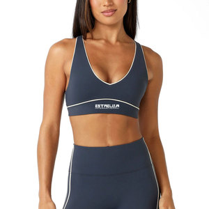 Sujetador deportivo de primera calidad con logo personalizado, cómodo para yoga, correr y hacer ejercicio, en venta. - Product Image 1