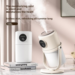 Nuevo Humidificador Ultrasónico Inteligente de Plástico para el Hogar, con Humidistato, Luz Nocturna LED RGB, Diseño Portátil y Funcionamiento Silencioso - Product Image 2