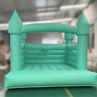 Château gonflable à prix avantageux avec toboggan et piscine 3,5*4m, château gonflable pour enfants, parc d'attractions, respectueux de l'environnement, 480kg